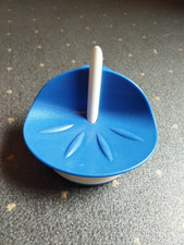 Tupperware Seifenschale Ocean-Serie Badezimmer mit Auffangschale, Blau-weiß