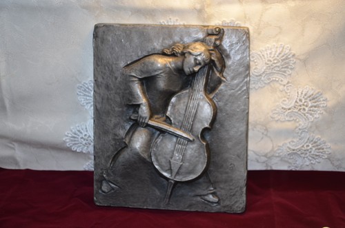 Gusseisen bild relief - gusseisen,