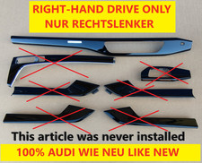 Audi A4 8W B9 A5 F5 1LQ Black Piano Dekorleiste Dekor Zierleiste Abdeckblende