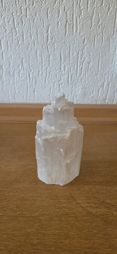 Weißer selenit mineralstein - weißer,