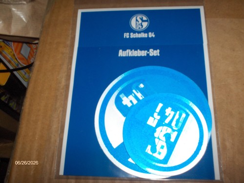 Schalke aufkleber set - schalke,
