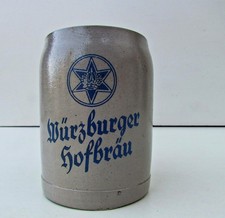 alte Bierkrug Krug Würzburger