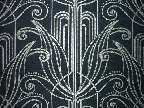 Waldorf art deco - deco, navy