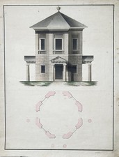 Architektur Zeichnung Pavillon