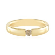 Champagner-Diamant-Ring aus