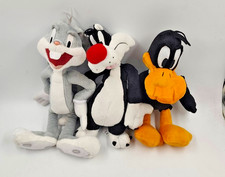 ? Looney Tunes Plüsch-Set – Bugs Bunny, Sylvester & Daffy – ca. 30cm – Warner B