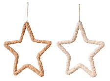 2er Set Deko Stern Anhänger