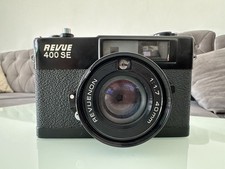 Revue 400 SE Analog Kompakt Kamera, Revuenon 1,7 / 40 mm Lens Objektiv l167b