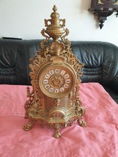 Kaminuhr bronze messing - kaminuhr,
