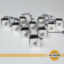 10PCS Nema17 Schrittmotor 17HS3404 0.4A 34mm 12V Bipolar 0.28Nm Φ 5mm