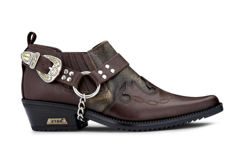 Herren leder cowboy schuhe - leder,