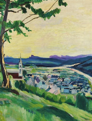 Blick auf bad tölz - bad, expressiv