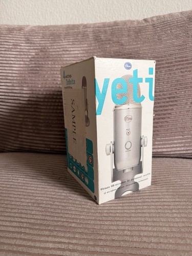 Blue yeti usb - mikrofon, silber