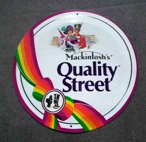 Vintage blechschild quality - vintage,