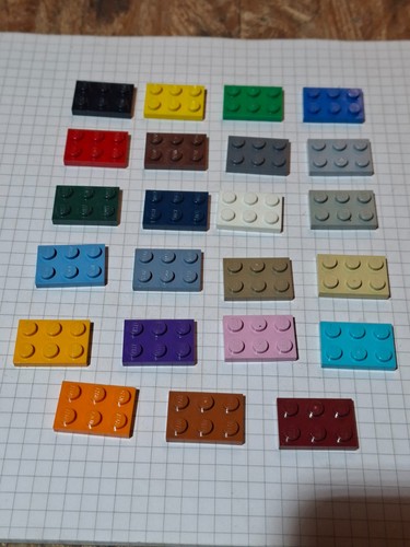 Lego basic 2x3 flach - flach, platte