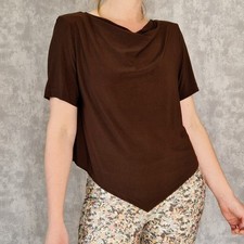 Satinbluse Shirt Kurzarm