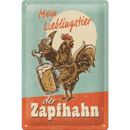 Blechschild lieblingstier - blechschild,