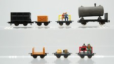 Unbekannt TTm Konvolut "Feldbahn" Kesselwagen Hochbordwagen Flachwagen Personenw
