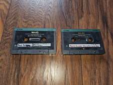 2x TDK MA-XG 90 IEC IV / Type IV Metal Position Audio Cassette Tape