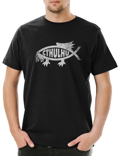 Cthulhu fish herren shirt - fish, t-shirt