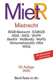 Mietrecht des bgb - mietrecht,