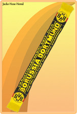 Borussia Dortmund Fan-Schal BVB 09 Schwarz Gelb Logo Wendeschal Gr: 16x150cm NEU