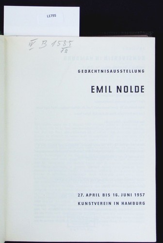 Gedächtnisausstellung emil - gedächtnisausstellung,