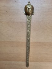 Brieföffner 20 cm lang India messing