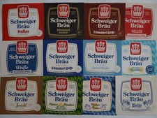 12 Bier-Etiketten 0,5 