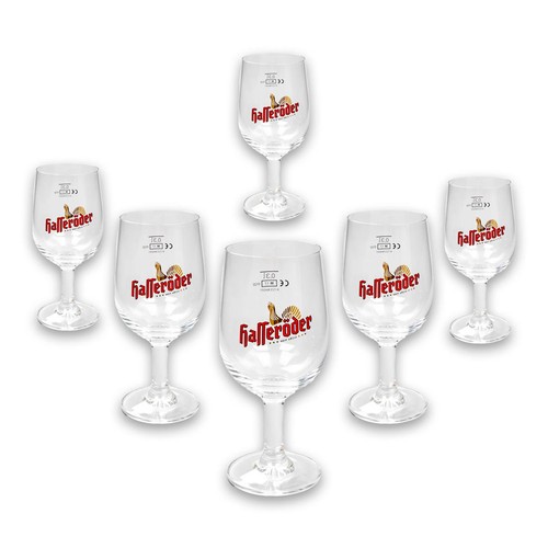 Hasseröder bier glas - 6x,