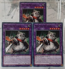 YUGIOH Playset - 3x Master of Ham - PHNI-EN040 - Phantom Nightmare EN/NM