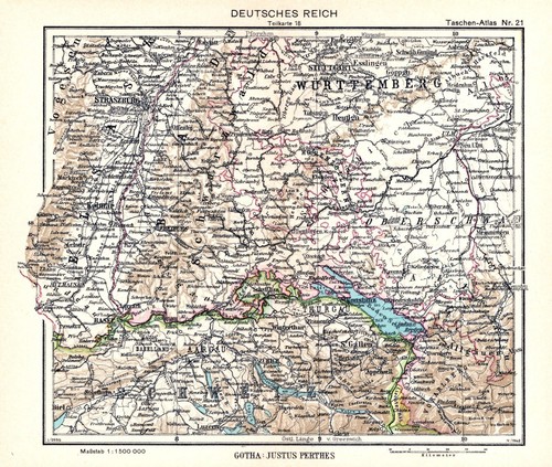 Deutsches reich landkarte - deutsches,