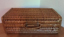 Korb  Picknick Korb  Retro - AHA Picknick Korb - leer  Holz-Weidenkorb - Vintage