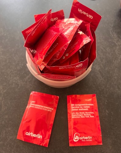 Airberlin erfrischungtücher - airberlin,
