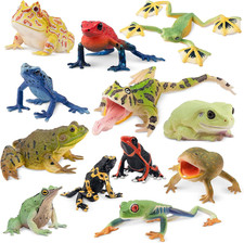 12stück frosch tiere figuren - frosch, tiere-figuren