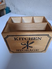 1Stk Holz Besteckkorb,Besteckkasten für Besteck Löffel Gabel Messer Geschirr