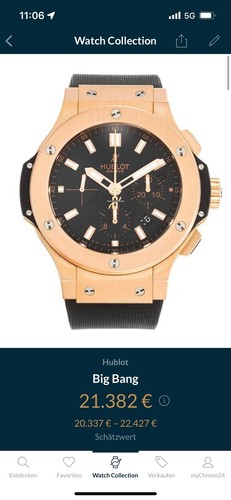 Hublot big bang - bang, vollgold