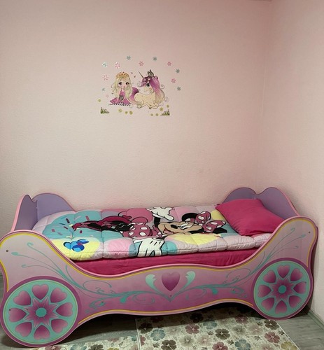 Mädchen bett mit - , matratze