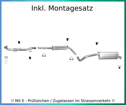 Auspuffanlage für polo - auspuffanlage,
