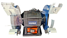 FERM Doppelschleifmaschine 150mm, 150W, P36 und P60 Schleifsteine, BGM1019