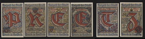 Preetz stadt 50 pfennig - ,