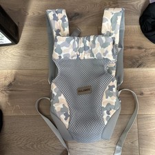 IULONEE Tragegurt Tragetuch Babytrage Trage  3-36 Monate Grau