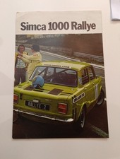 Original Prospekt Simca 1000
