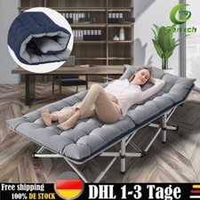 Feldbett Campingbett Bett Liege Gästebett 190cm Klappbett 250kg Faltbett XXL