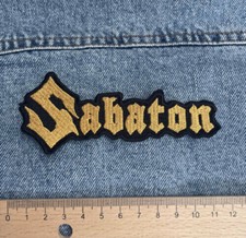 Sabaton - Logo Aufnäher / Patch | Heavy Metal Sammlung, Battle Jacket
