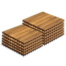 Holzfliesen 11 Stück