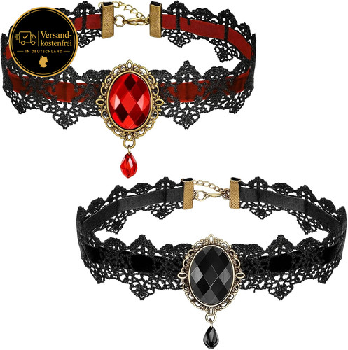 Gothic halsketten set mit - gothic-halsketten,