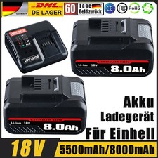 2X 18V 8Ah Ersatzakku Für