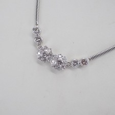 FBM BRILLANT-COLLIER IN 585/WEIßGOLD insg.ca.1,60ct BRILLANTEN H/VSI LÄNGE:40cm