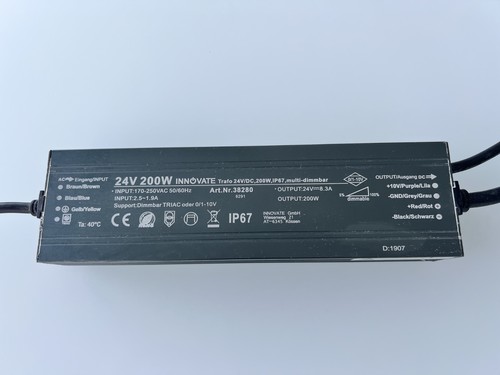 Innovate trafo 24v 200w led - innovate,